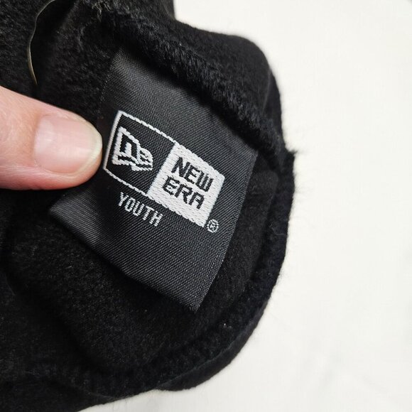 Oregon State Beavers Youth Knit Beanie Hat By New Era Black & Orange Embroidered - Picture 5 of 5